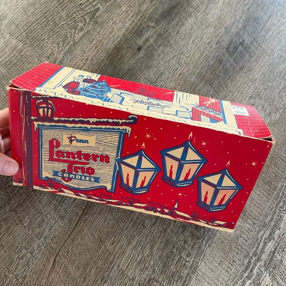 Vintage Penn Lantern candle set
